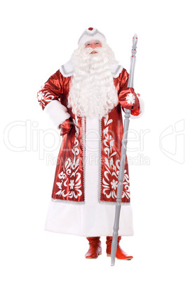 Ded Moroz. Isolated on white