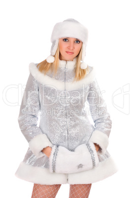 Portrait of a sexy Snow Maiden