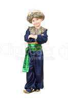Boy wearing oriental costume
