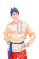 man in the Russian national costume