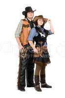 cowboy and cowgirl