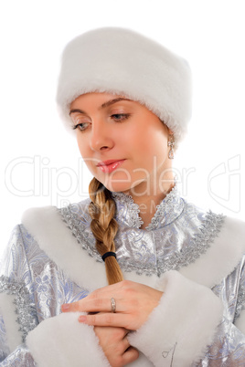 Portrait of a nice Snow Maiden