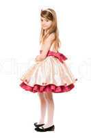 Lovely little lady in a dress