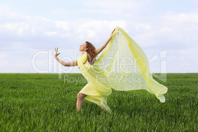 Cute expressive young woman