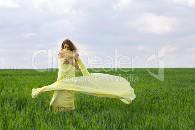 Young woman dancing