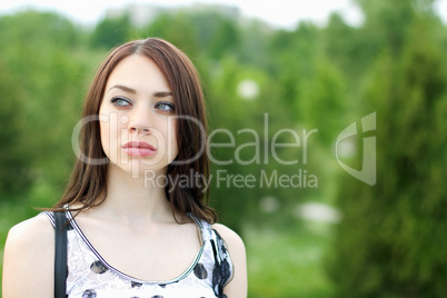 portrait of a beautiful young woman