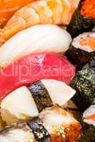 Sushi. Sea food combination