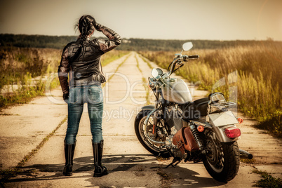 Biker girl