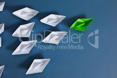 Paper boats