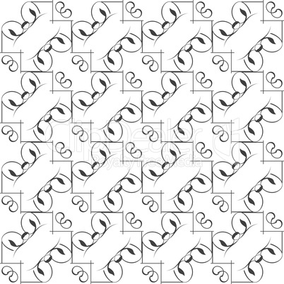 mandala design, abstract monochrome pattern