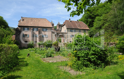 the roman abbey of Murbach in Alsace