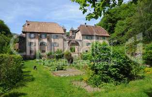 the roman abbey of Murbach in Alsace