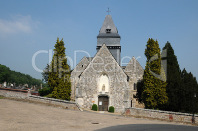 France, the church of Lyons la Foret in l Eure