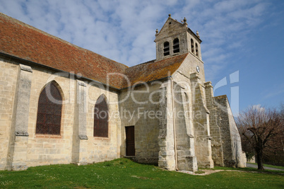 Val d Oise, the old church of Wy dit Joli Village