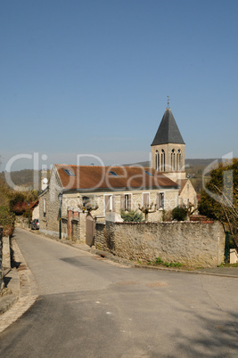 France, the church of Mareil sur Mauldre