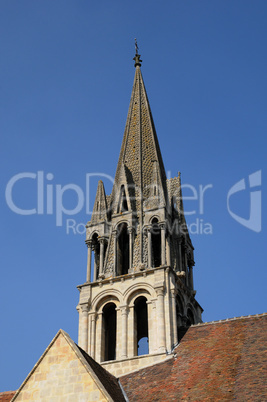 Yvelines, bell tower of Vernouillet church