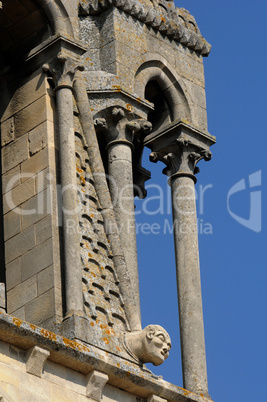 Yvelines, bell tower of Vernouillet church