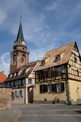 France, the village of Bergheim  in Alsace