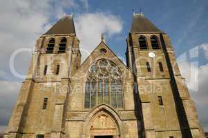 France, the collegiate church of Ecouis in l Eure