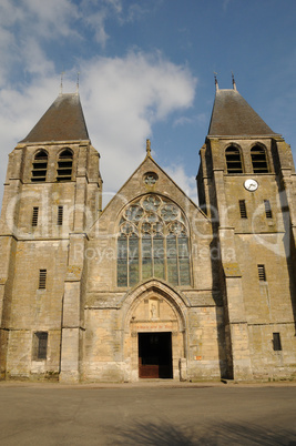 France, the collegiate church of Ecouis in l Eure