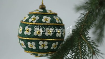 Hand crafted Christmas bulb