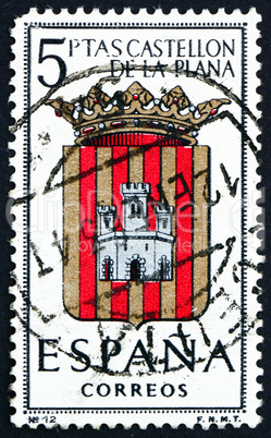 Postage stamp Spain 1962 Arms of Castellon de la Plana