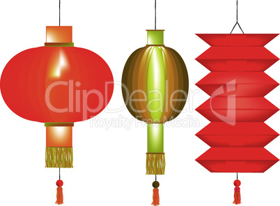 3 Chinese Lanterns