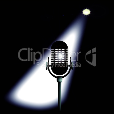 Retro Microphone