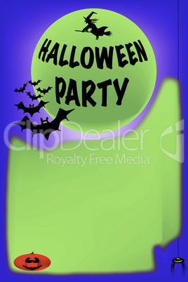 Halloween Party Poster.