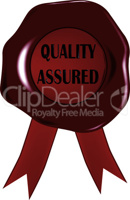Wax Stamp Quality Assured