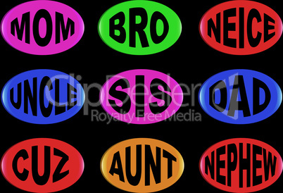 Family Buttons