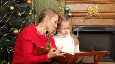 Reading to a child