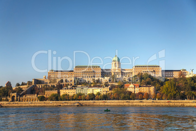 Buda Royal castle in Budapest, Hungary