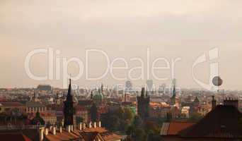 Overview of old Prague