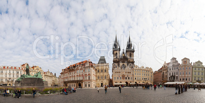 Old Town Square, Prague panorama