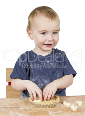 child making cookies