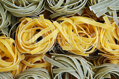 tagliatelle pasta food background