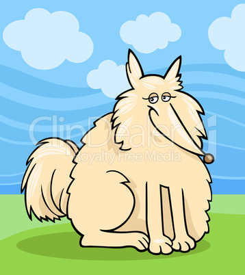 eskimo dog cartoon illustration
