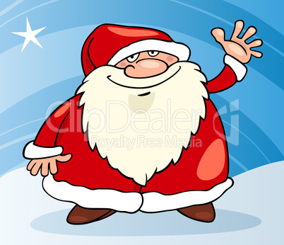 santa claus christmas cartoon illustration