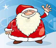 santa claus christmas cartoon illustration