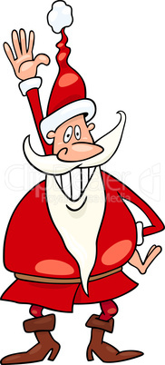 santa claus christmas cartoon illustration