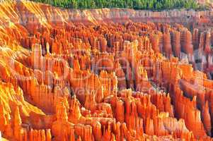 Formations at bryce canyon ampitheater