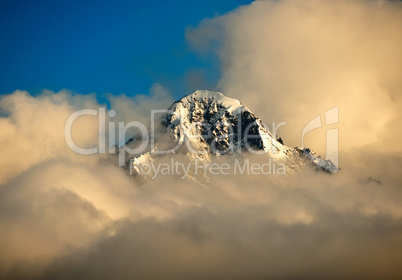 A Mountain peak in Alaska