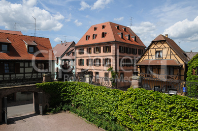 France, the village of Bergheim  in Alsace