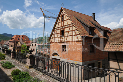 France, the village of Bergheim  in Alsace
