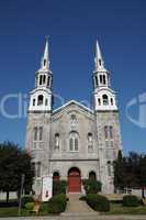 Quebec, the historical church of Lavaltrie