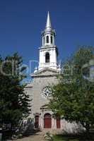 Quebec, the historical church of  Lanoraie