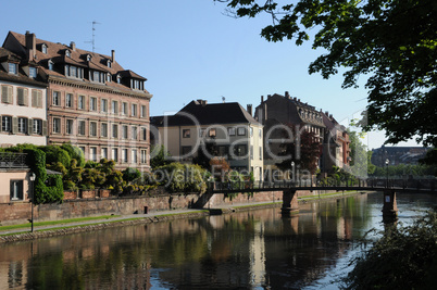 Alsace, old and historical district in Strasbourg