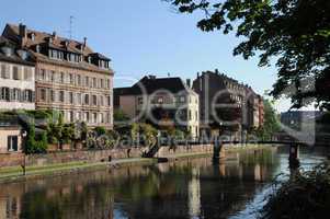 Alsace, old and historical district in Strasbourg