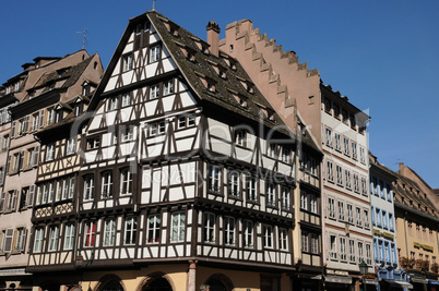 France, La Place de la Cathedrale in Strasbourg